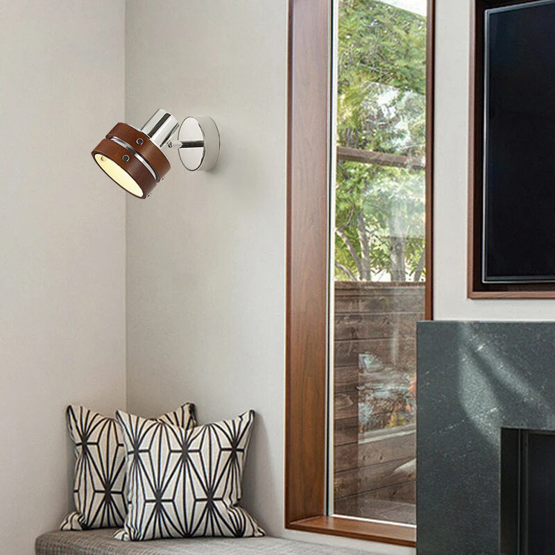 Teleskoplampa - Teleskopisk Arm Sänglampa Læselys Vintage Punk Stil