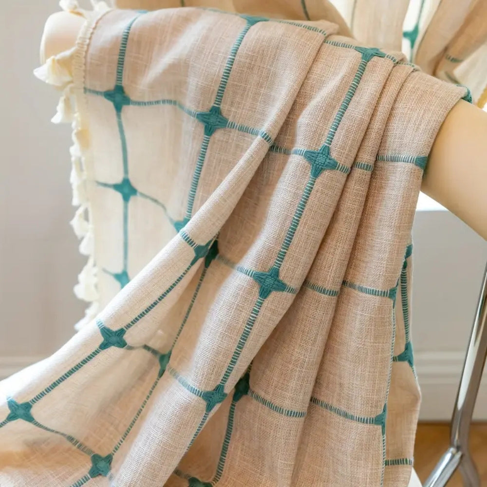 Turkos Galler Boho Fransgardin