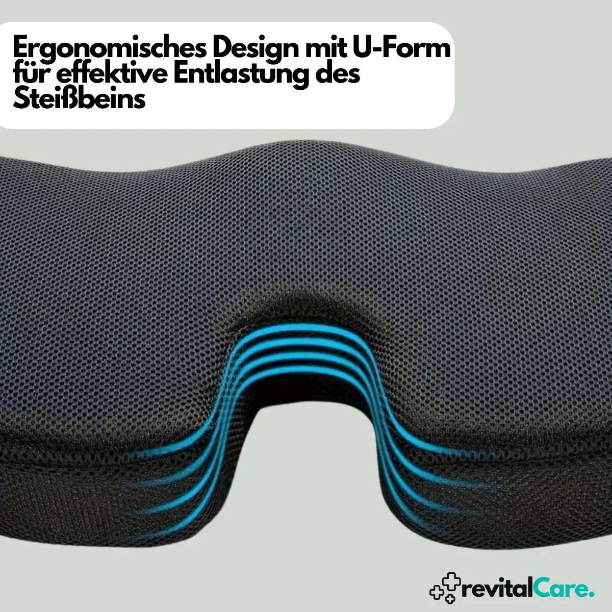 Ergonomisk 4D komfort sittkudde med ortopediskt stöd