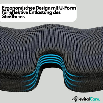 Ergonomisk 4D komfort sittkudde med ortopediskt stöd