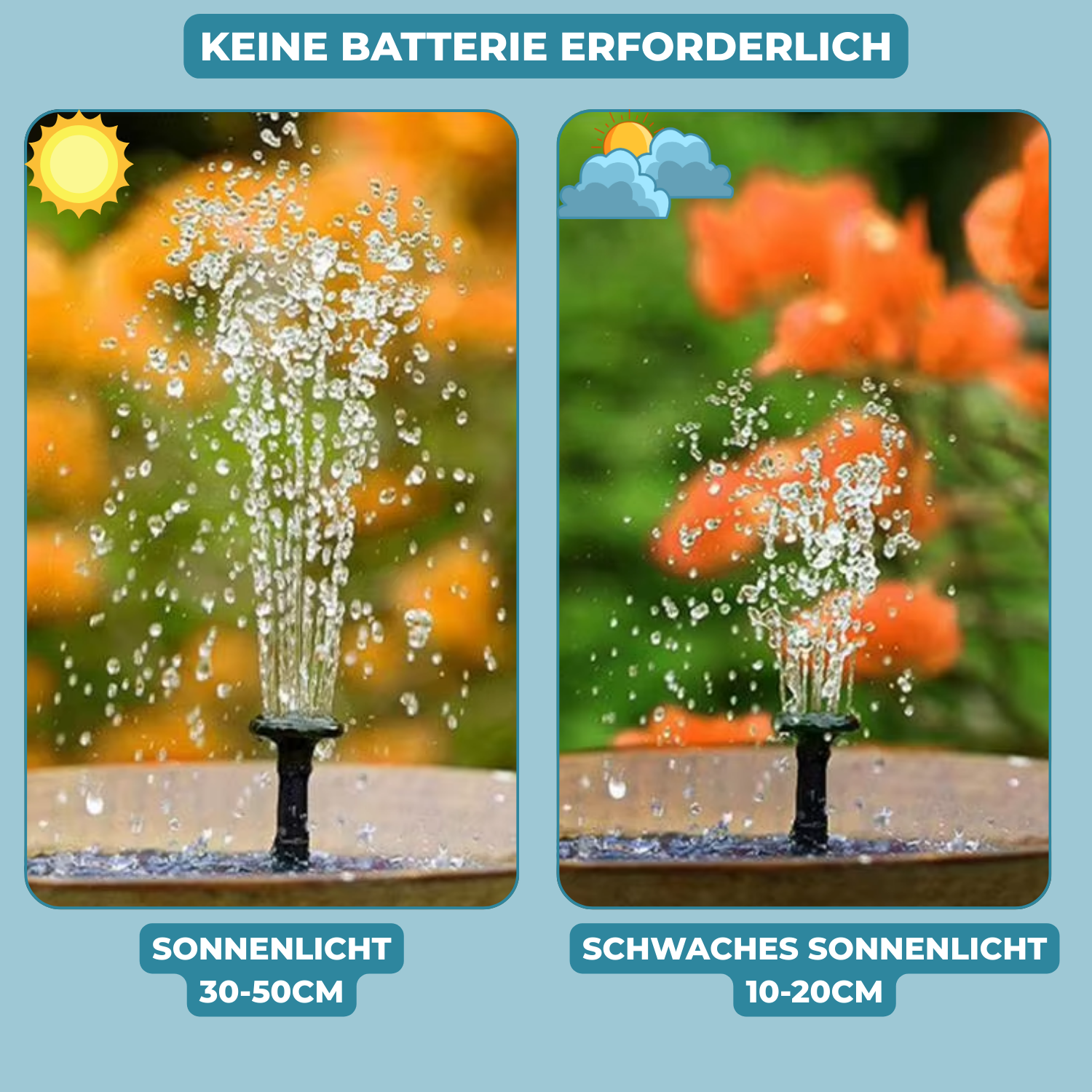 AquaBloom™ – Solart fontän för lugn och elegans i trädgården