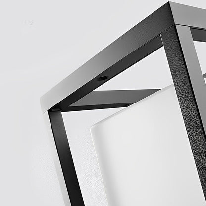 Utomhus solcells LED-ljuskälla svart aluminium