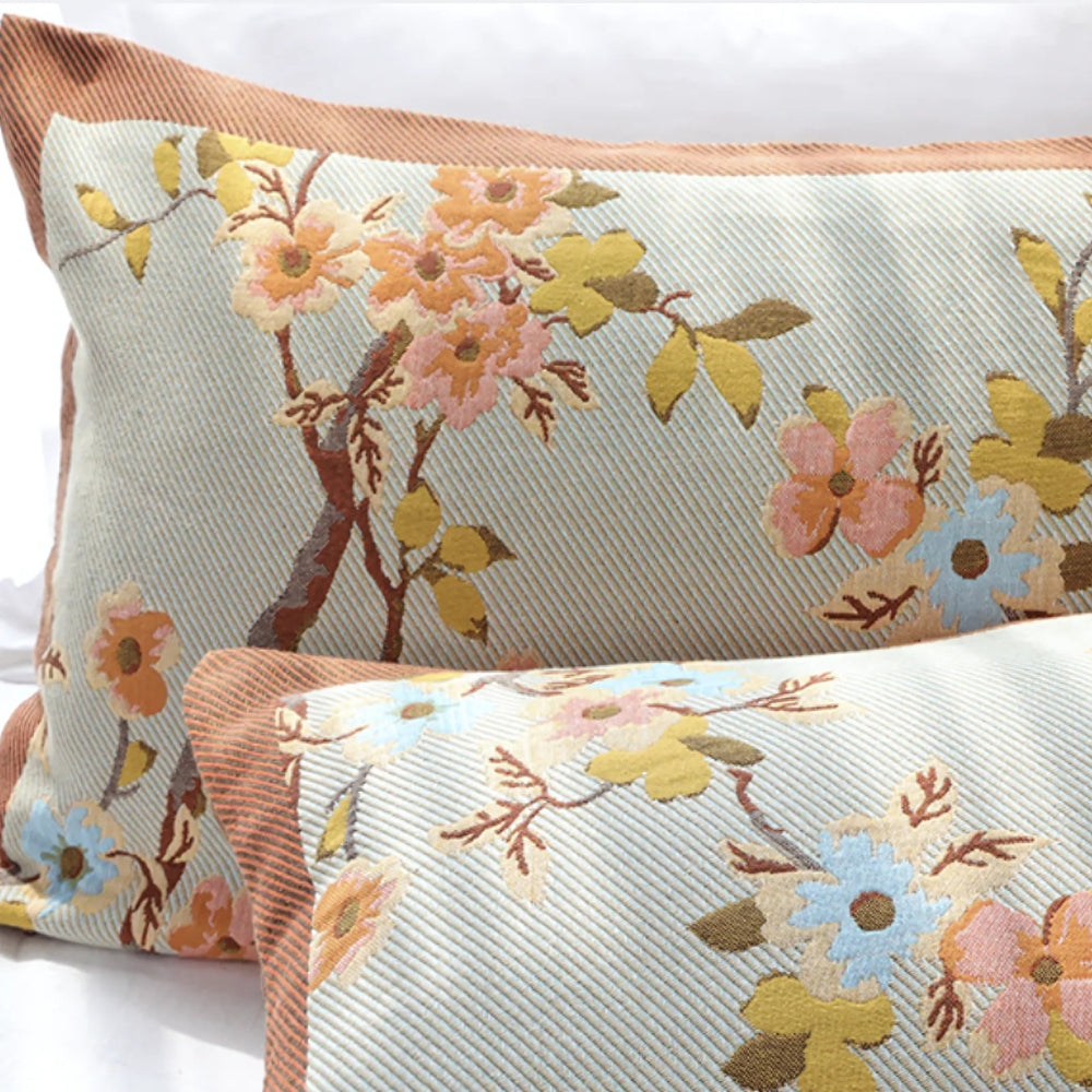 Eleganta Bomull Kuddöverdrag – Traditionell Arv Utseende