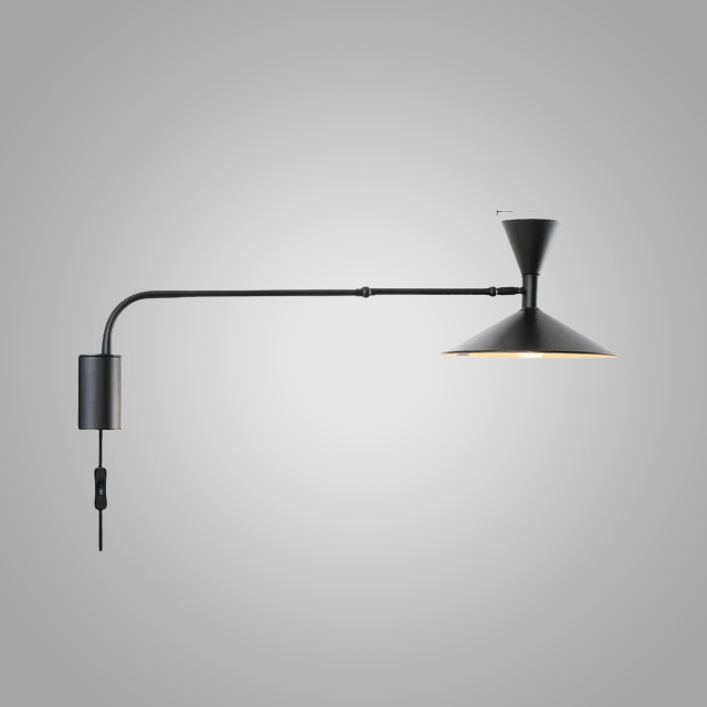 LumiFlex - Nordisk Svänggavel - Justerbar LED Läsarmatur för Boende- och Arbetsutrymmen