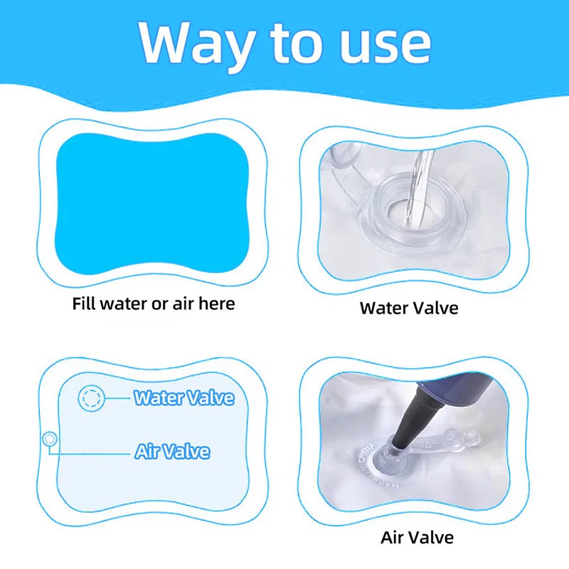 Tummy Time Vattenleksak Mat – Rolig och Interaktiv Baby Lekmatta