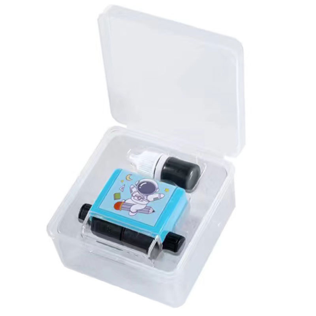 Matematisk stämplarulle för att lära sig matematik