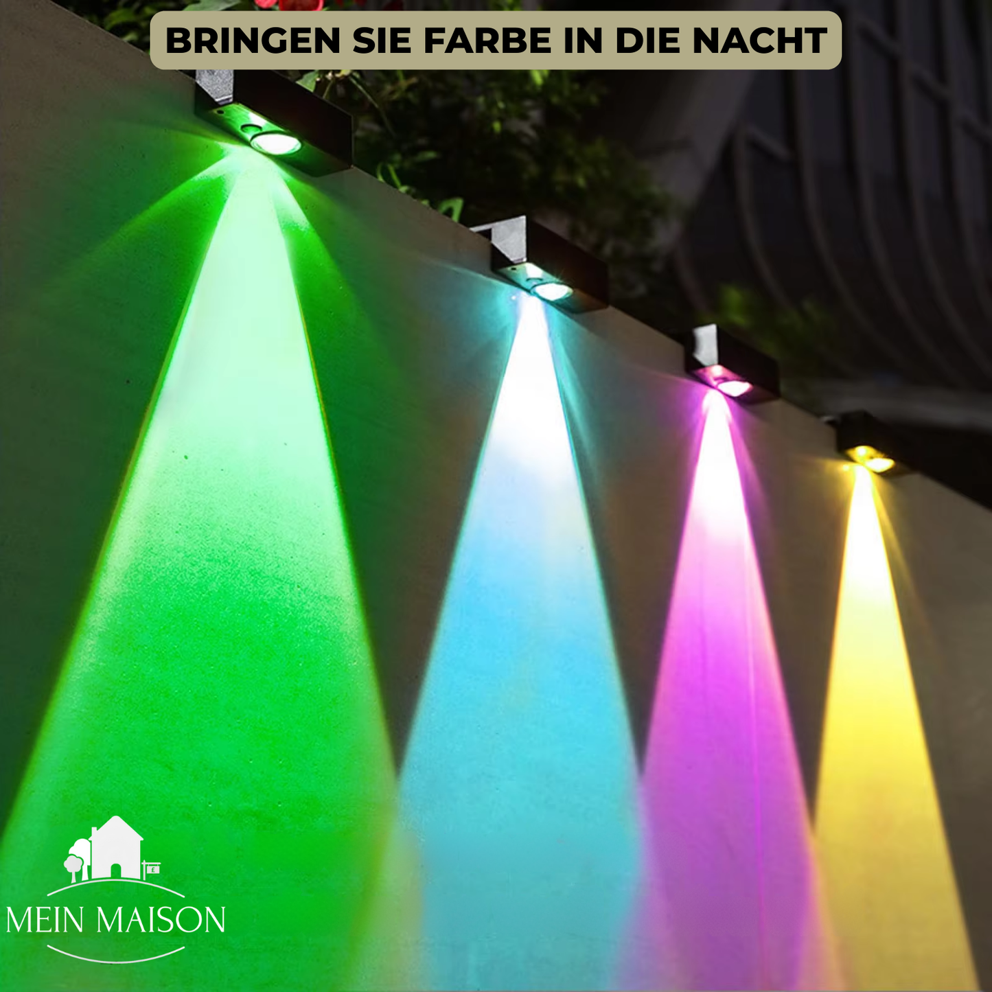 Carvallo Trädgårdslampa | Solenergi LED | Varm- & Färgbelysning | IP65 Vattentät