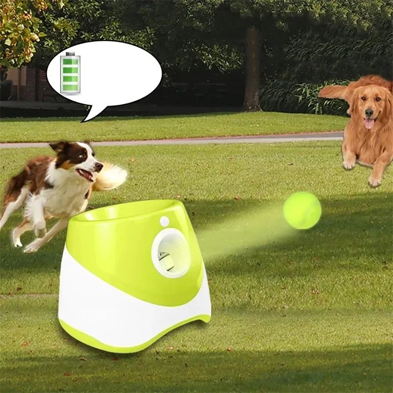 Automatisk hundbollkastare med 3 avståndsinställningar