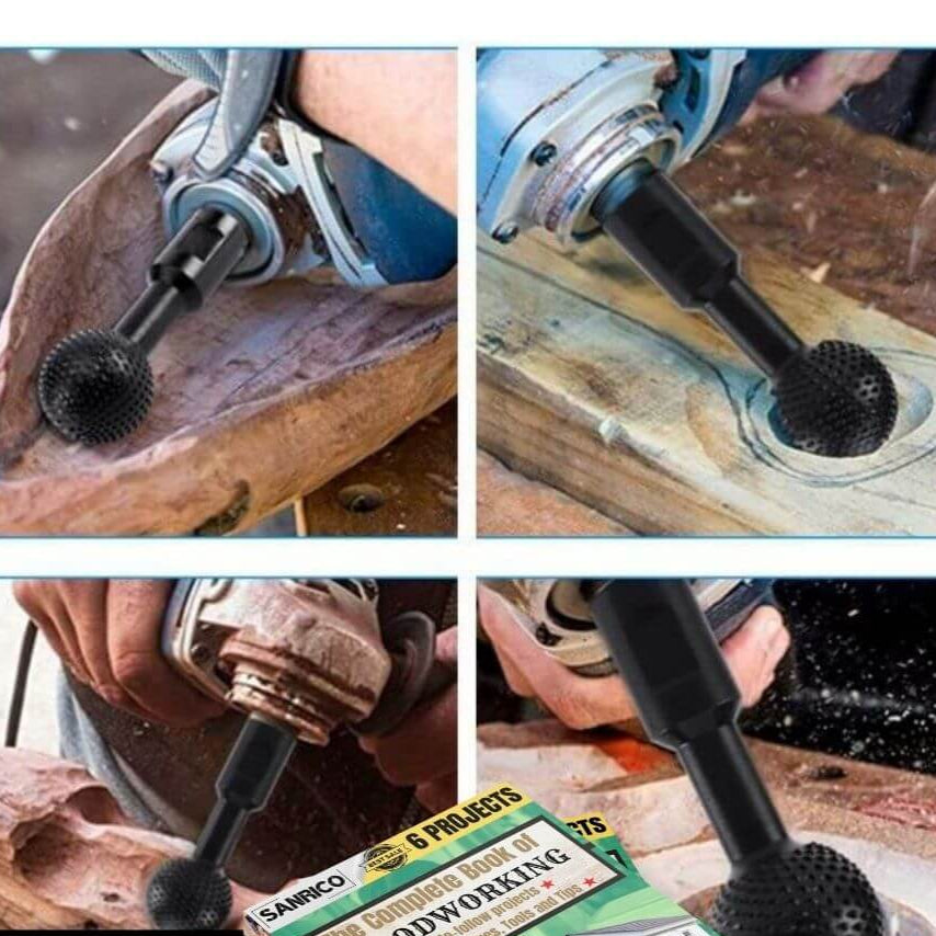 QuickGrind – Konvex slipverktyg för släta ytor och precisions träformning