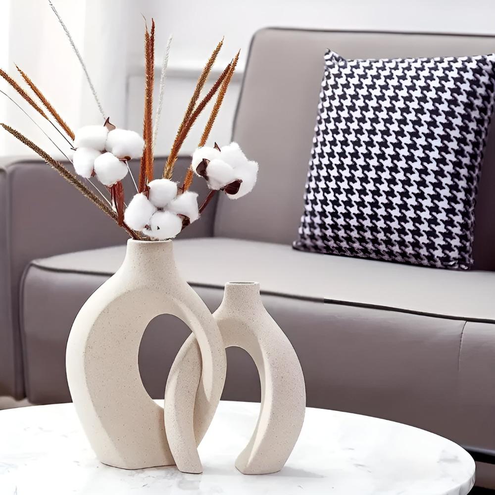 Unity Vase Duo | Modern Abstrakt Keramik