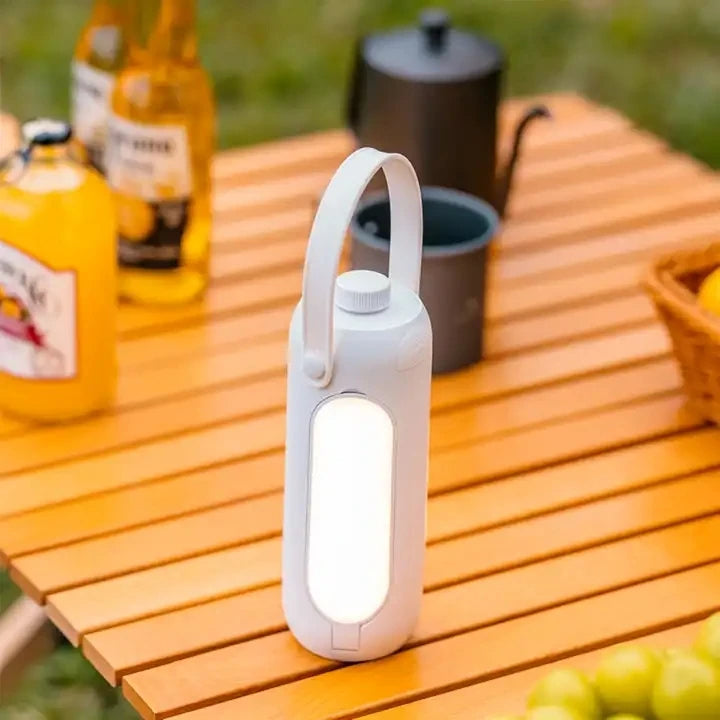 Bärbar uppladdningsbar campinglampa - 180 timmars batteritid & SOS-funktion