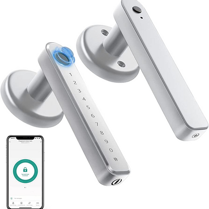 Smart Dörrknopp med Fingeravtryck - Säkerhet och Bekvämlighet i Ett