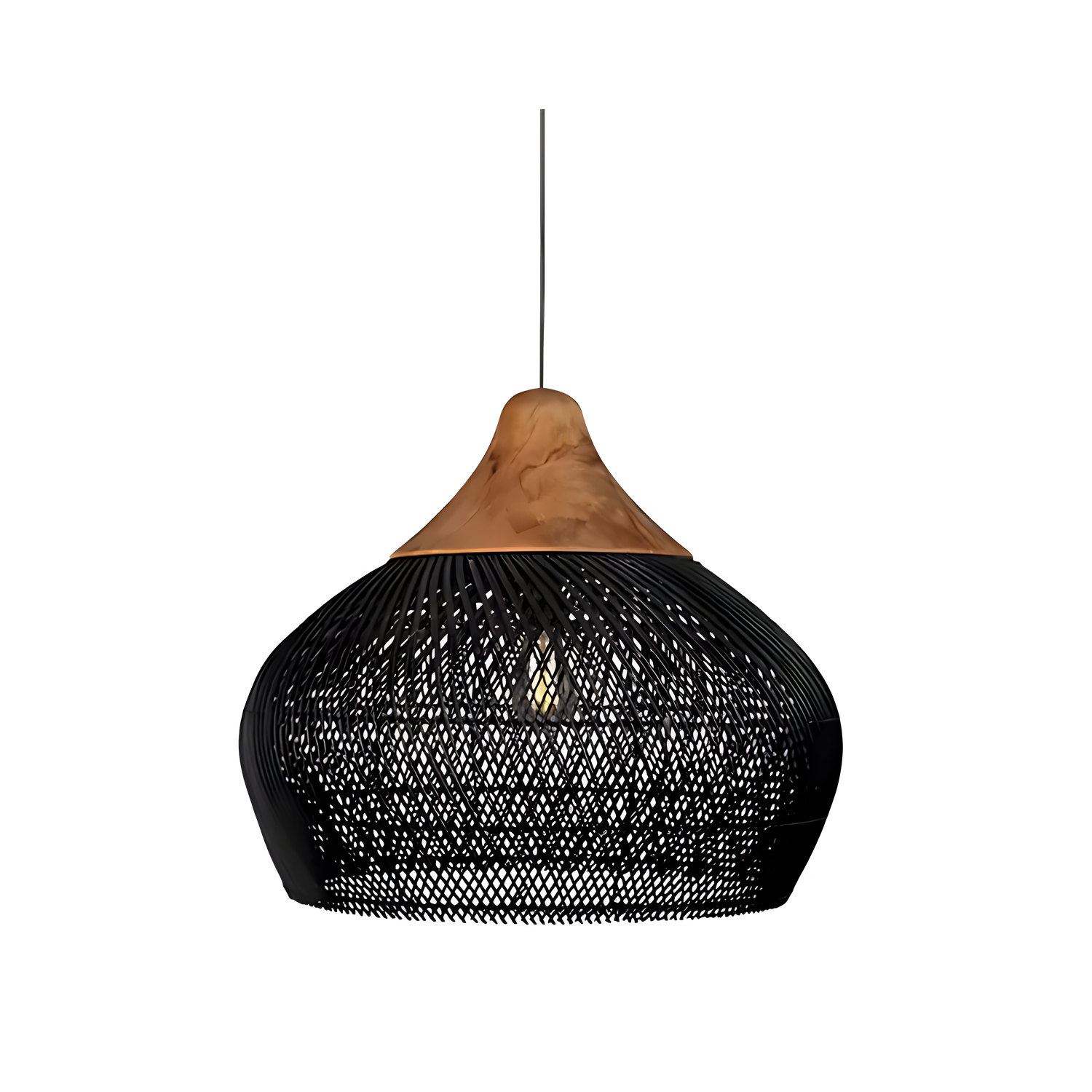 BistroBeam Light - Modern Rattan- taklampa