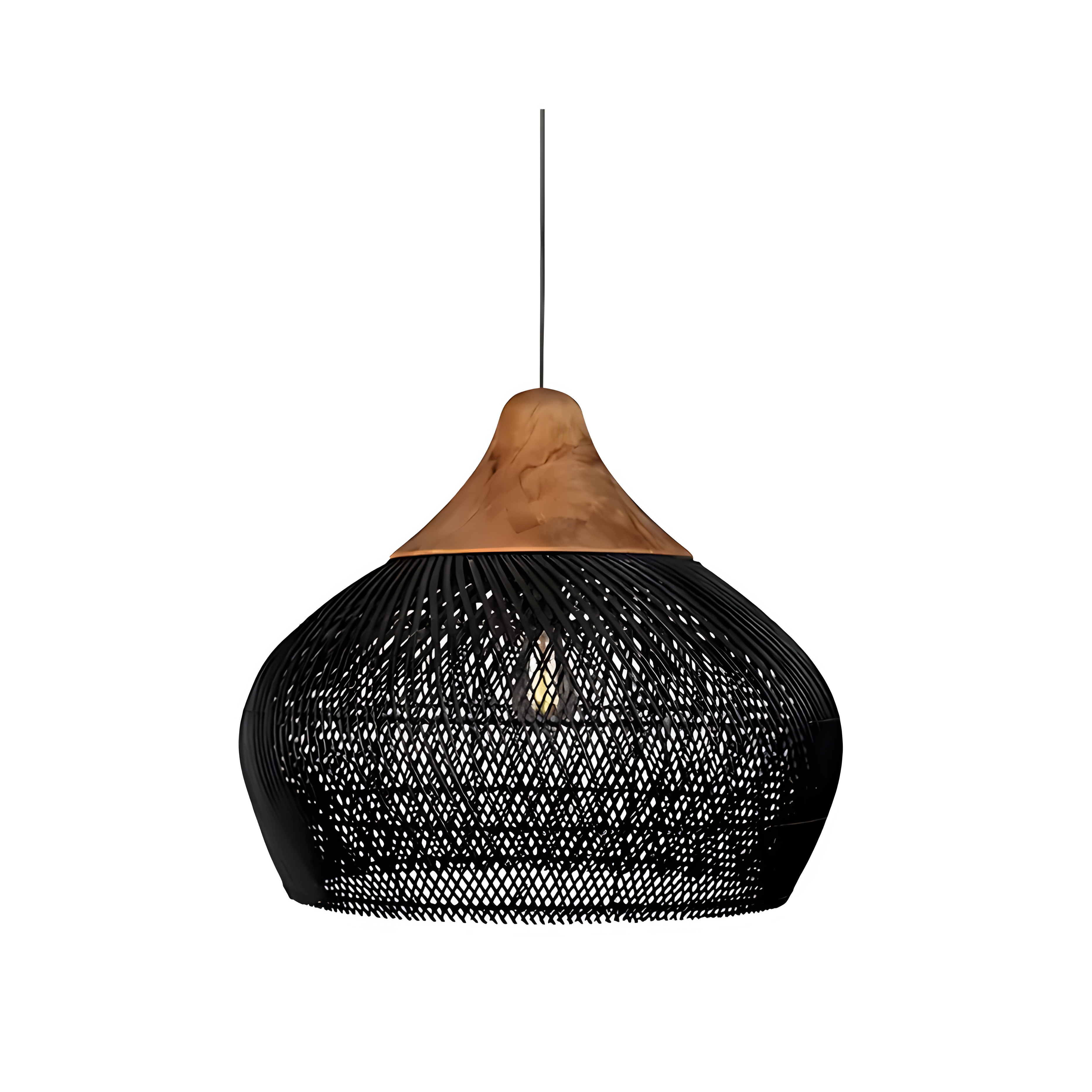 BistroBeam Light - Modern Rattan- taklampa
