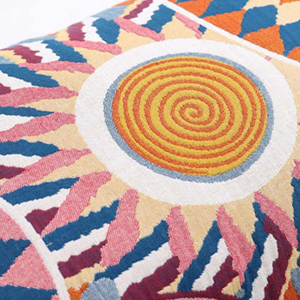 Nordic Sun Print Knapp Bomull Kuddeformer (2st)