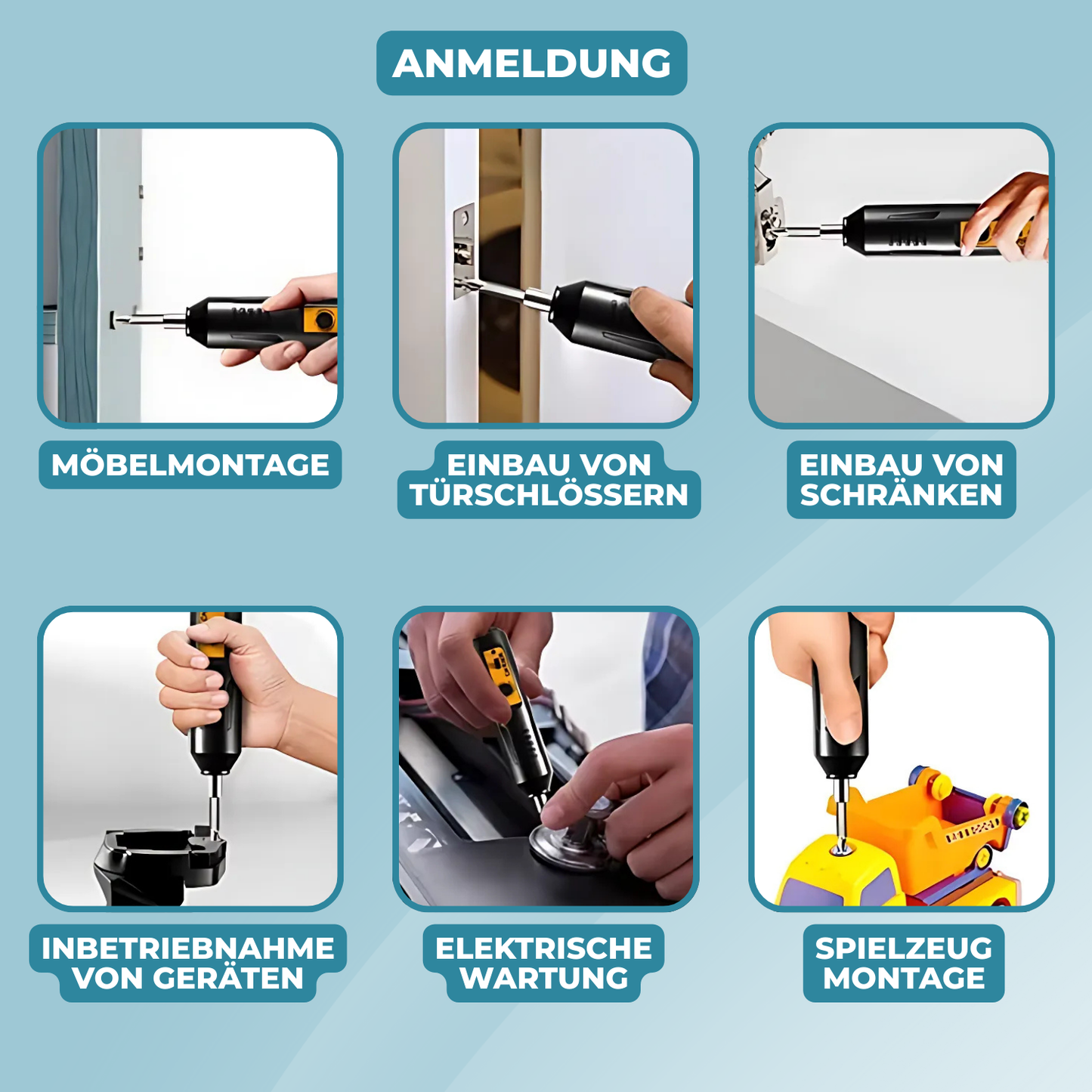 Carvallo – Skruvar med knapptryck, utan ansträngning