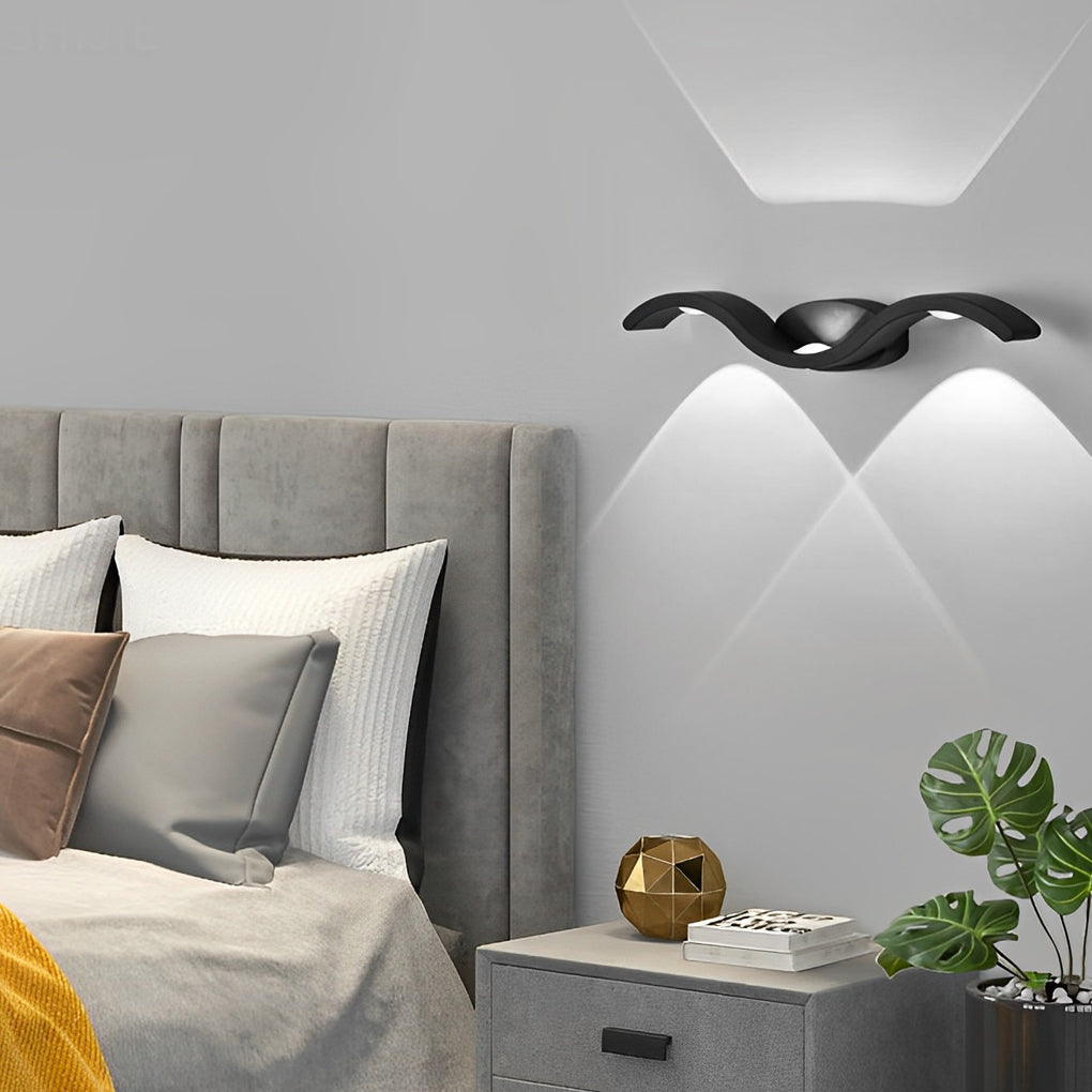 Vägglampa Modern Utomhus LED Upp Ner Lampa