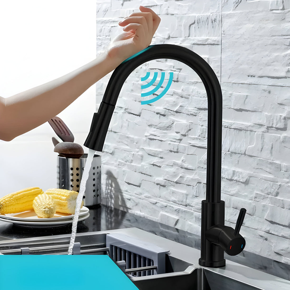 Köksblandare med sensor - Intelligent beröringsfria enhandsgreppblandare