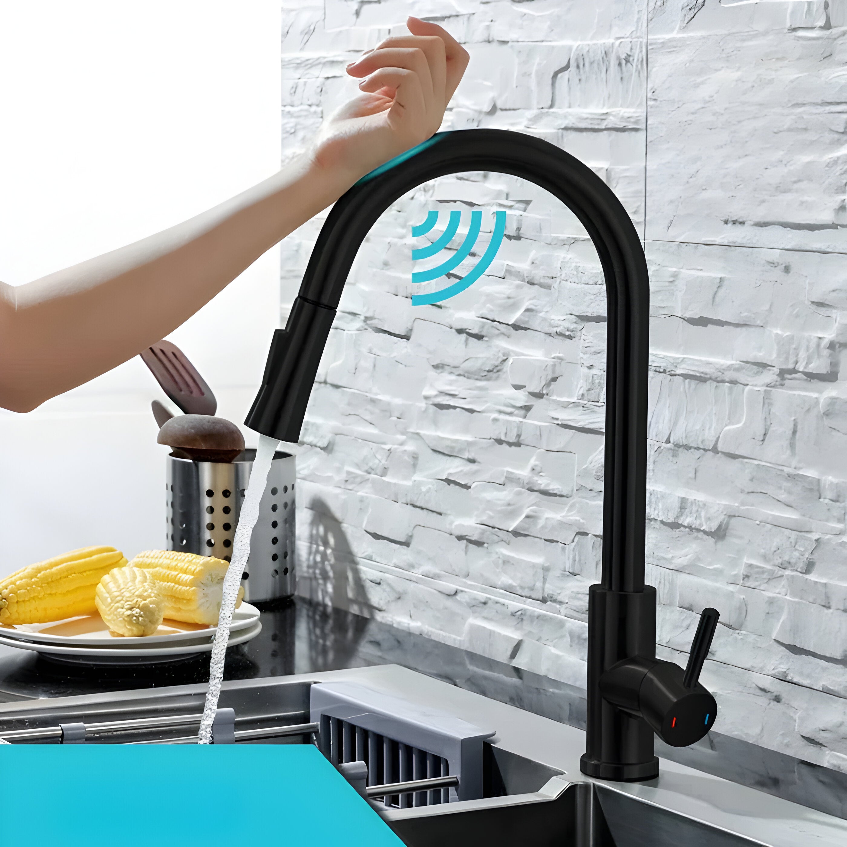 Köksblandare med sensor - Intelligent beröringsfria enhandsgreppblandare