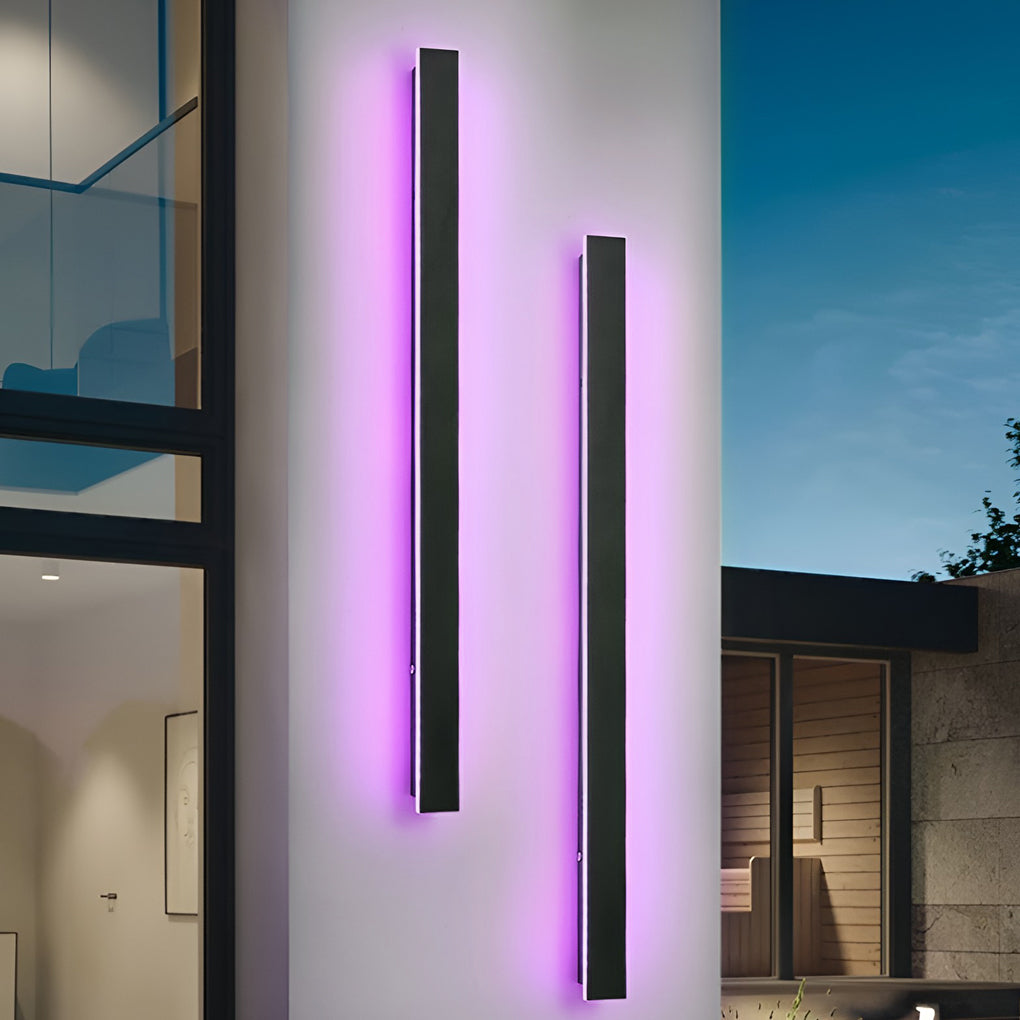 Utomhus Vägglampa Modern Svart LED Vägglampor