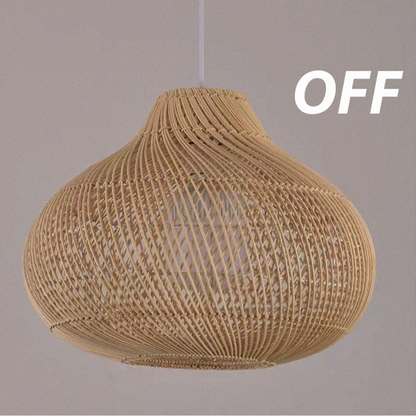 Boho Naturlig Handgjord Ö-lampa