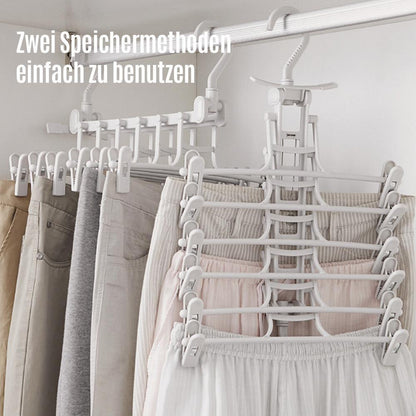 Carvallo - Fällbar klädhängare och byxhängare