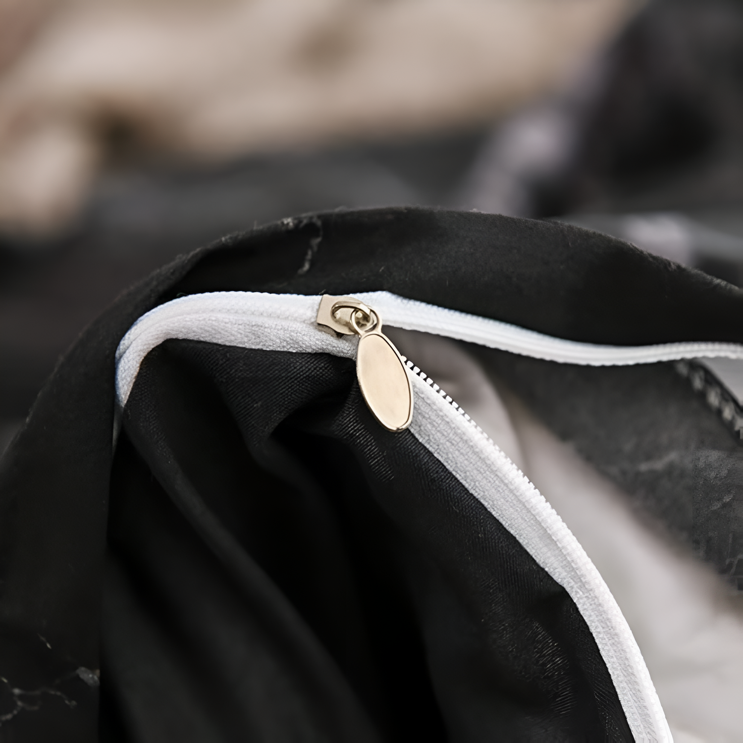 Luxe Black Marble | 3 delar Duvet Cover Set