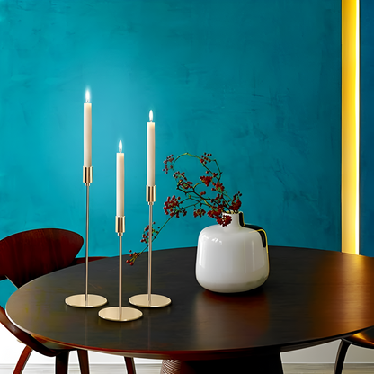 Snygga Metalliska Ljuslyktor | 3 St Set