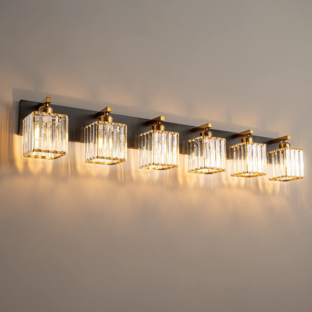Kirsten Design LED Vägglampa Tvålampad Kristall Badrum