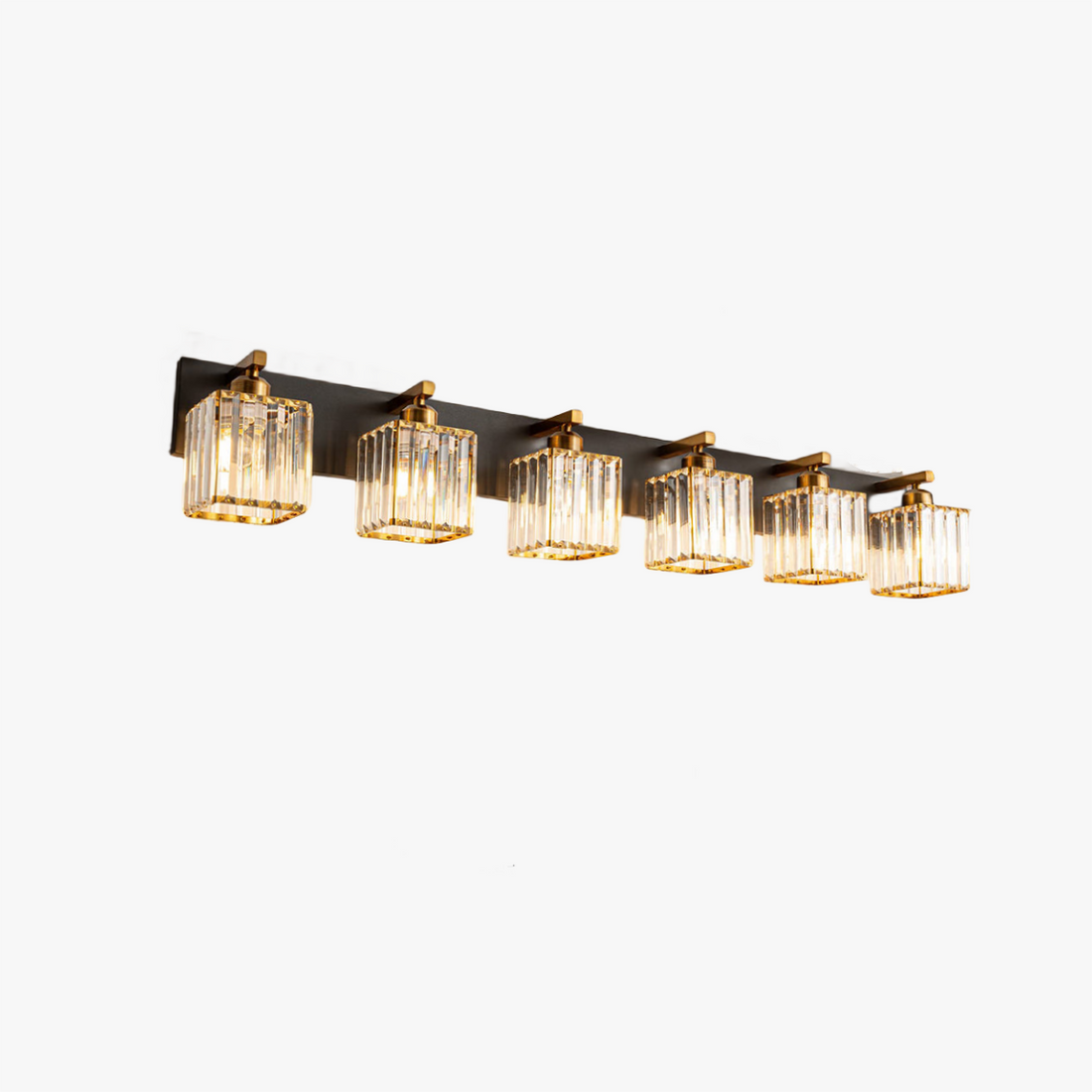 Kirsten Design LED Vägglampa Tvålampad Kristall Badrum
