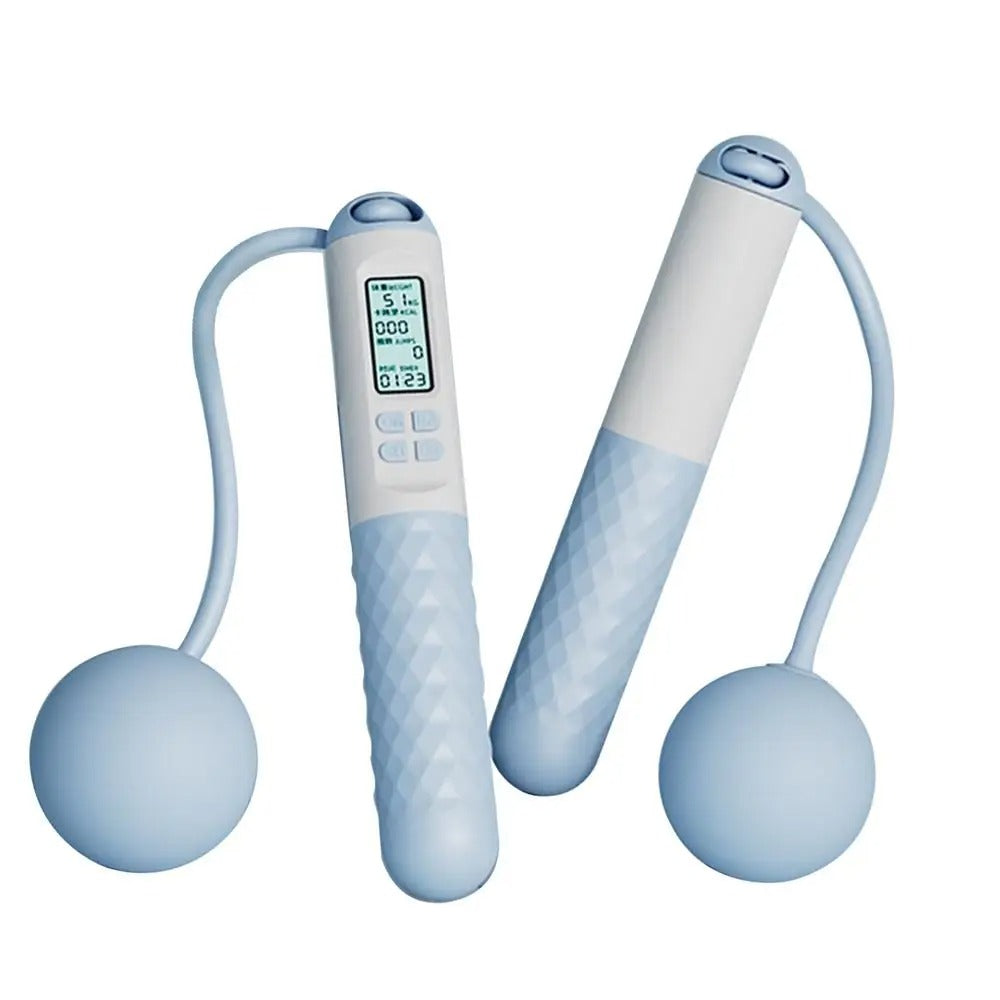 Viktad trådlös hopprep med räknare – Smart fitness hopprep för hemträning