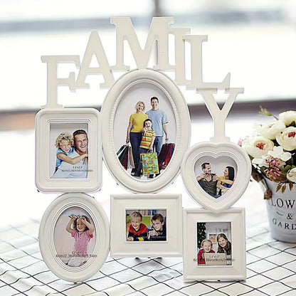 Väggkonst Familjefotoframeset Collage