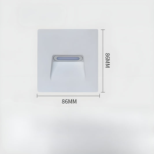 LED-utomhusvägglampa med rörelsesensor – Vattentät nattlampa för trädgård och terrass