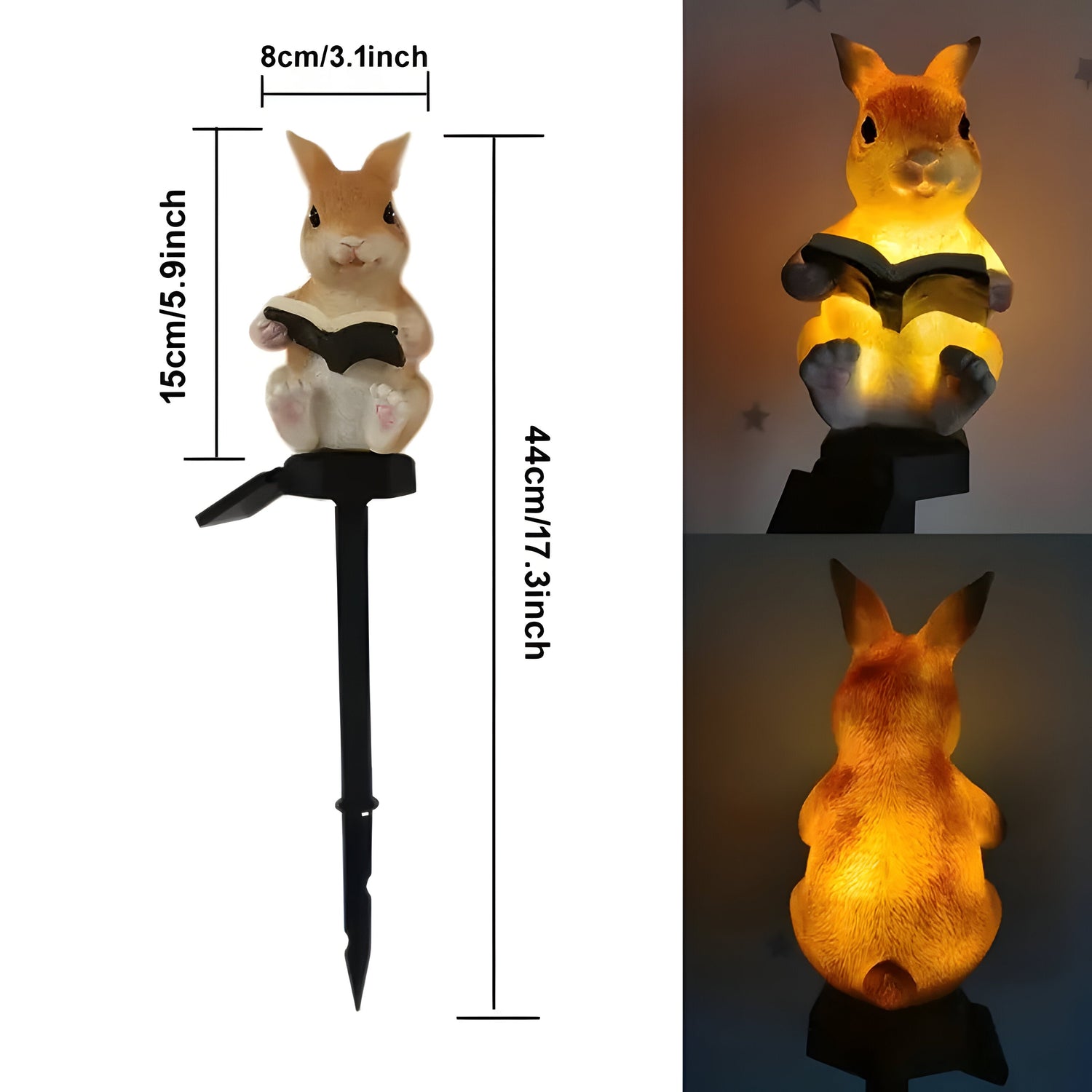 BunnyBright Light - Solar-Lesande-Kanin-Utomhusbelysning