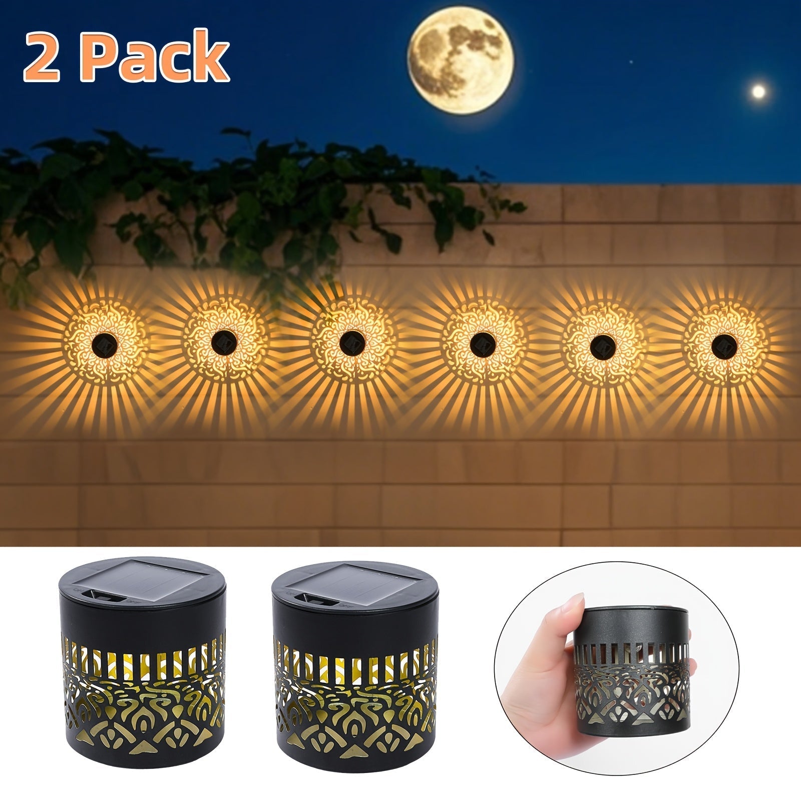 SolarGlow Duo Utomhusväggbelysning – Eleganta och Väderbeständiga