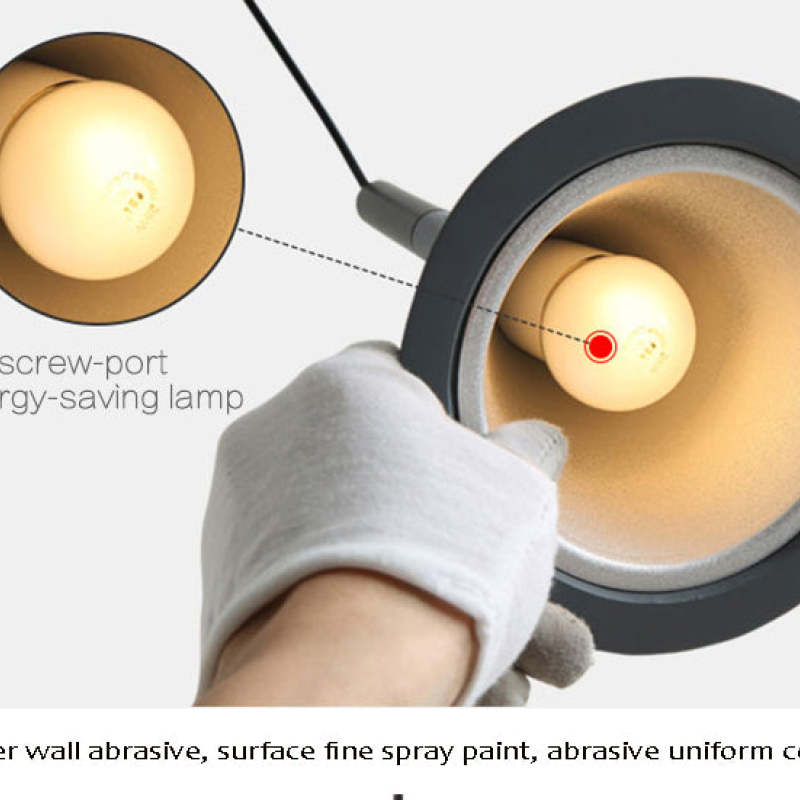 TriLuxe Modern Trekantig LED Taklampa