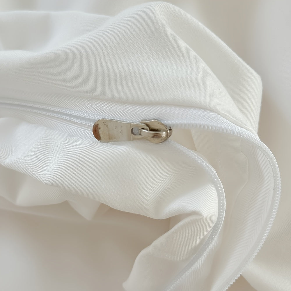 Tufted Sängkläder Set – Sängöverkast och Kuddeöverdrag med Stort Blommönster