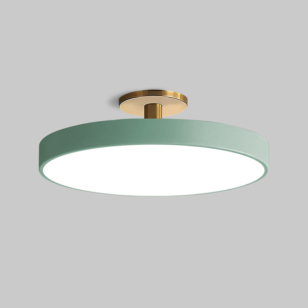 Modern Flush Mount Ceiling Light | 5.9×11.8–23.6 in | LED Rund Armatur | Hårdvara + Akryl | Brick by Brick