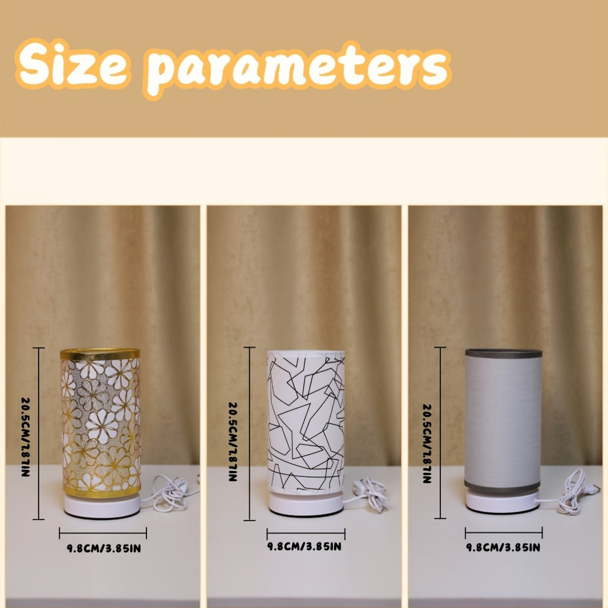 ModernLicht - Cylindrisk USB Bordslampa