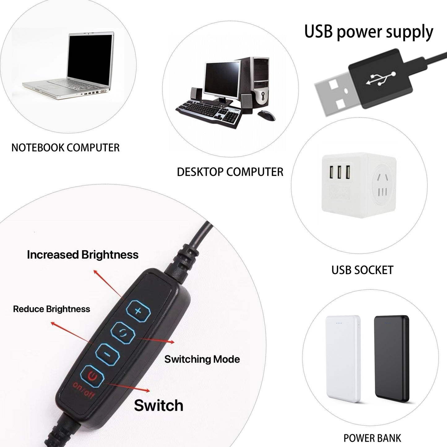 LumiAcryl - Modern Akryl Bordslampa med Guldfolie och 3-Färgers Dimbar Belysning, USB-Drevna