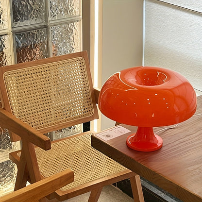 Modern Svamp Bordslampa Ljusstark Orange LED USB