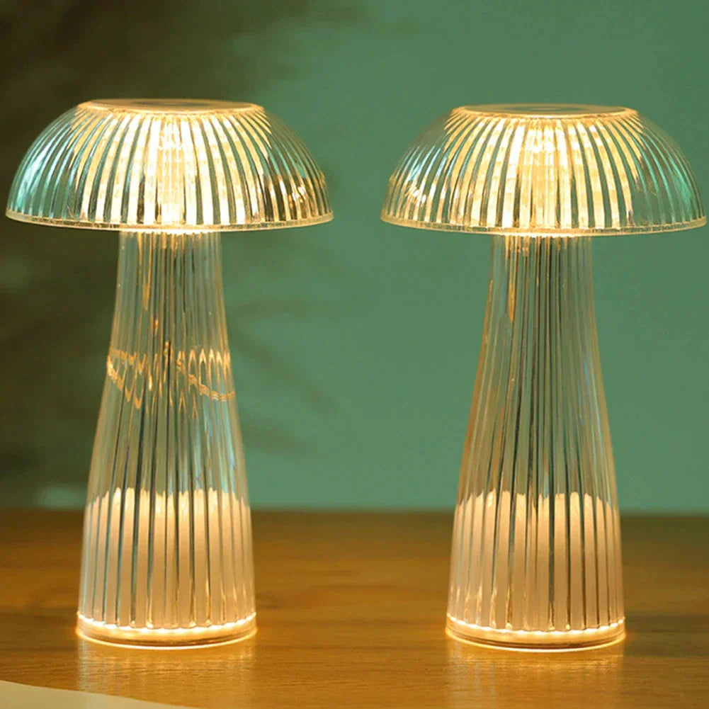 LumiShroom – Trådlös LED Svamp Nattlampa, Dekorativ Bordslampa