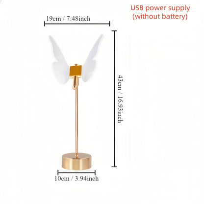 LumiButterfly - USB-drivna Fjäril Skrivbordslampa, Konstnärlig LED-Nattlampa