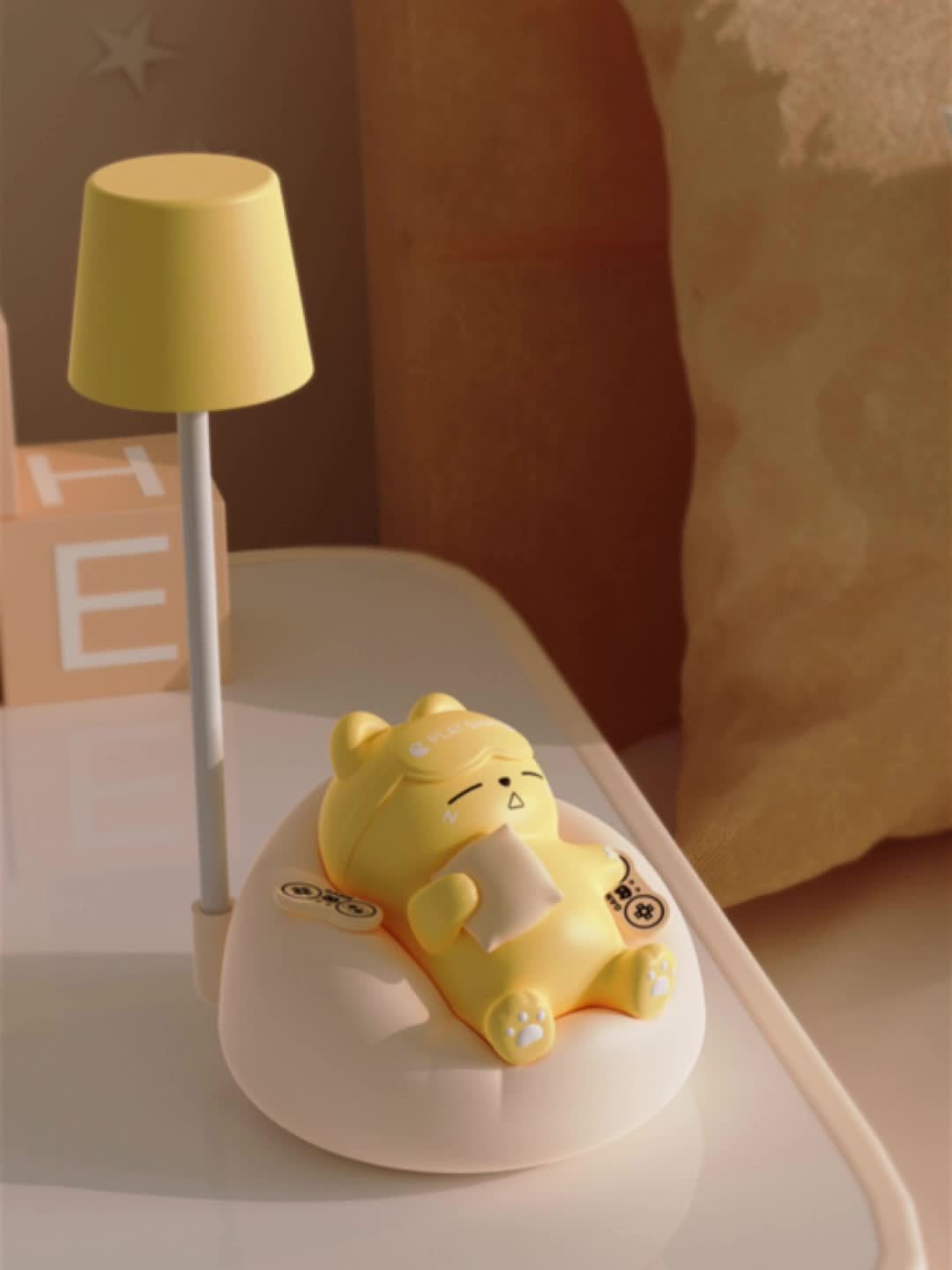 LumiKat - Mjuk Katt Nattlampa med USB Laddning