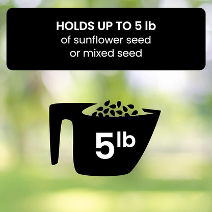 Fågelmatare Hängande Metall Ekorre Bevis Röret