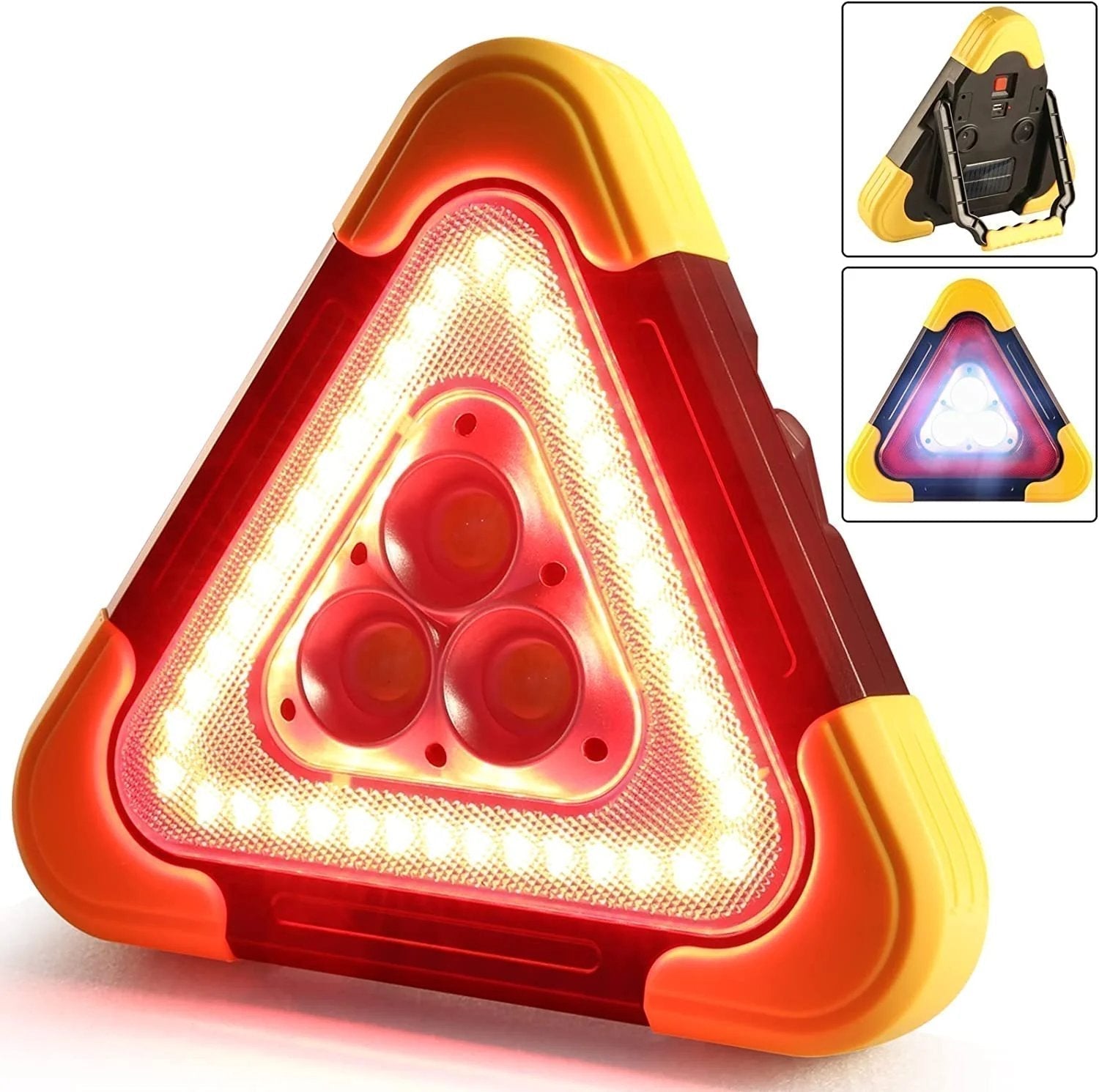 LED Nödbelysning Triangel Solsäkerhetslampa