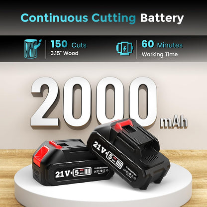 PowerCut Mini | Trådlös 6-tums kedjesåg för trädtrimning