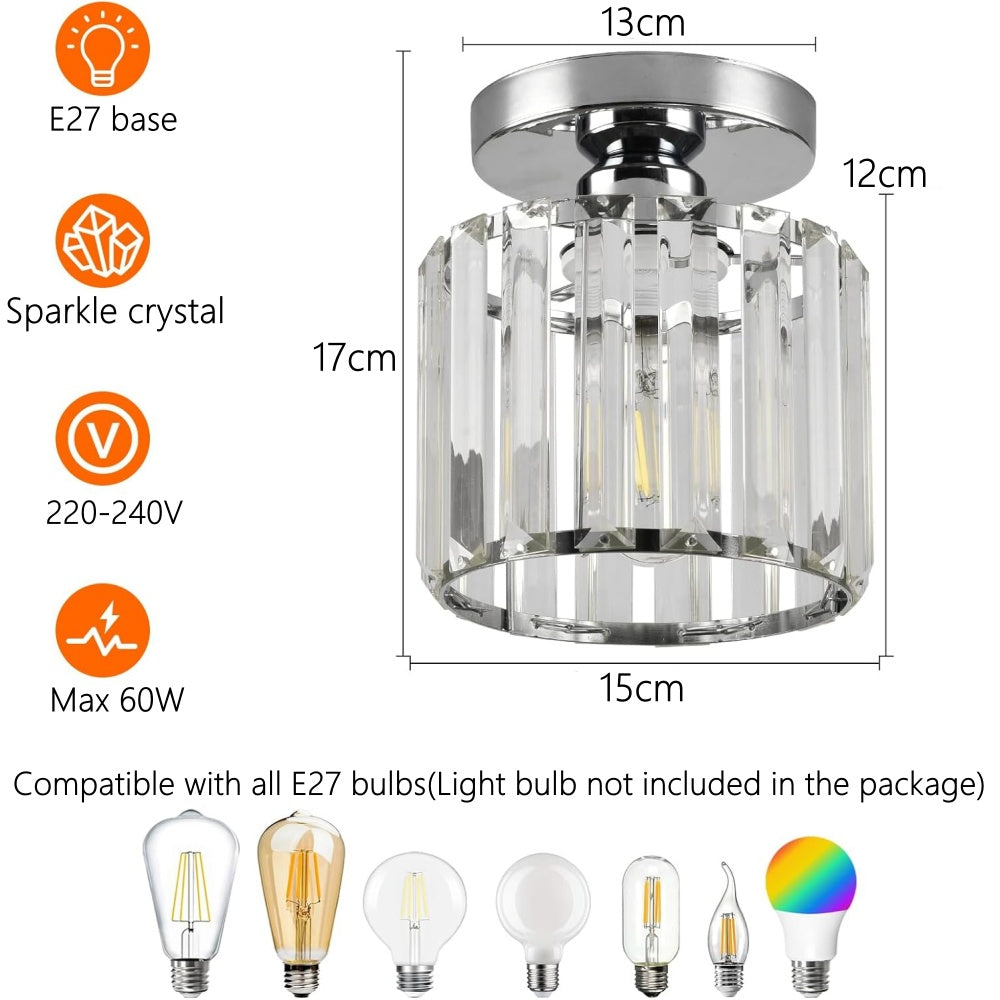 Glas Flush Taklampa för Hallway