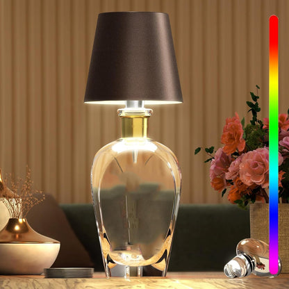 GlowBottle - LED Flee lamp med Dimbart Touchkontroll, Trådlös och Uppladdningsbar