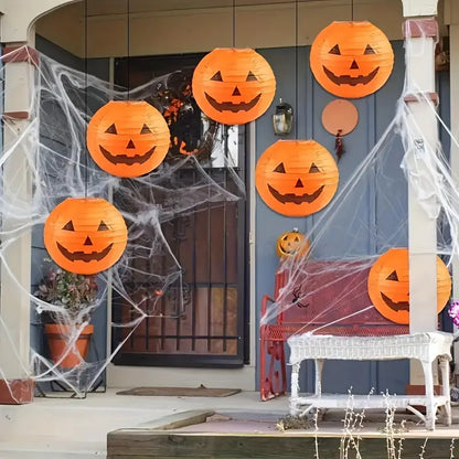 Halloween Papperslyktor – Pumpa-dekoration för trädgård, terrass och fest